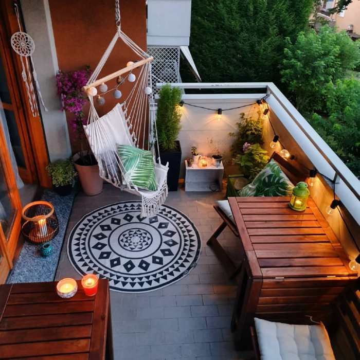 Ideas balcony small decor